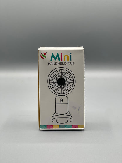 Mini Portable Handheld Fan | USB Rechargeable Fan Cute Compact Design