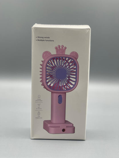 Fan with Sharpener | Mini Handheld Fan, Portable USB Fan for Home,