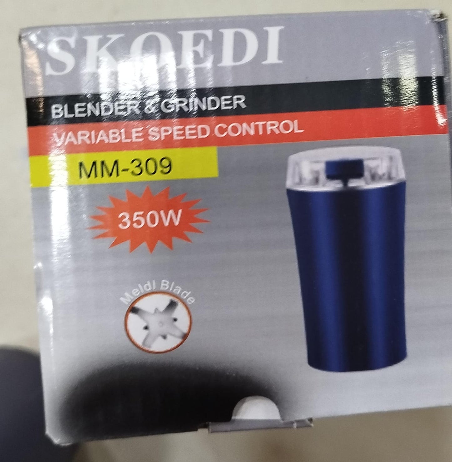 Electric Coffee Grinder &amp; Food Processor 350W Powerful Motor