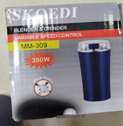 Electric Coffee Grinder &amp; Food Processor 350W Powerful Motor