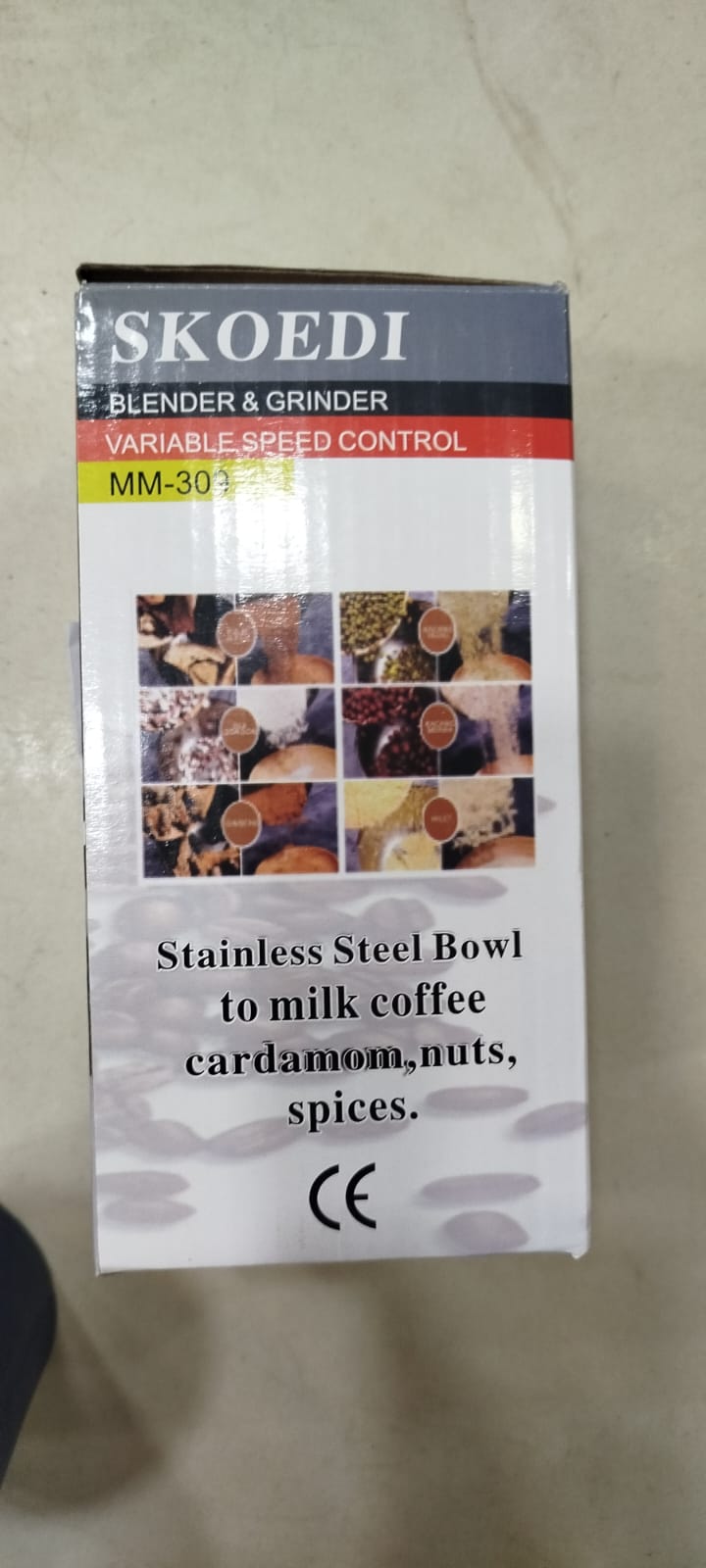 Electric Coffee Grinder &amp; Food Processor 350W Powerful Motor