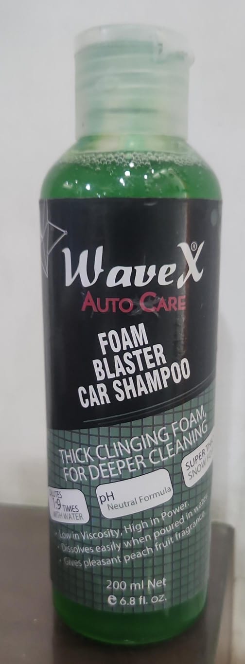 WaveX Auto Care | Wash + Wax Car Shampoo 200ml |