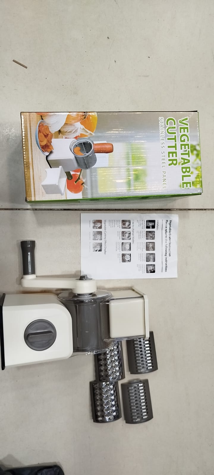 Vegetable Cutter Stainless Steel | Manual Vegetable Cutter Slicer &amp; Grater |