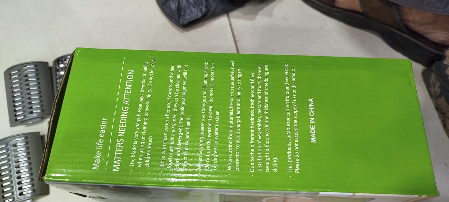 Vegetable Cutter Stainless Steel | Manual Vegetable Cutter Slicer &amp; Grater |