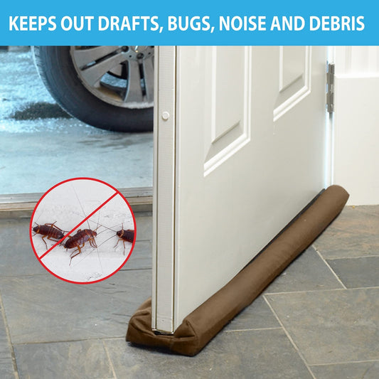 Twin DooTwin Door Foam Draft Protector - Door Air Lock Foam For