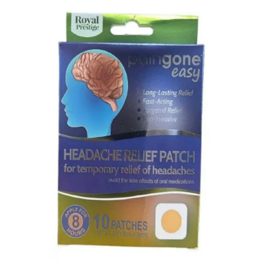 Paingone easy Headache Relief Patch for Temporary Relief of Headaches [10 Patches]