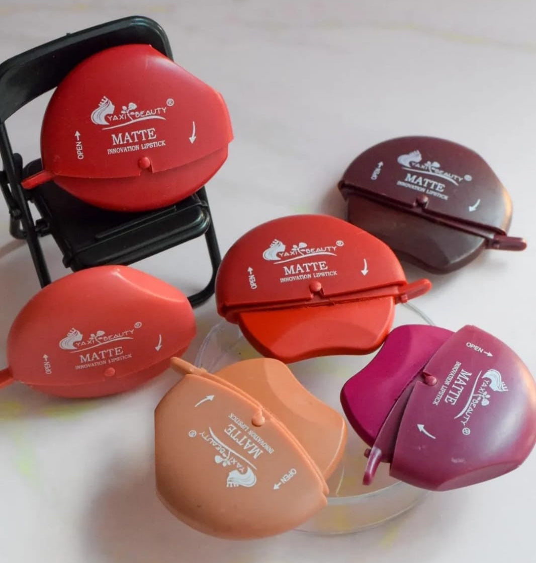 Yaxi Lip Design Solid Lipstick | Lead-Free, Easy Application &amp; Long-Lasting Finish