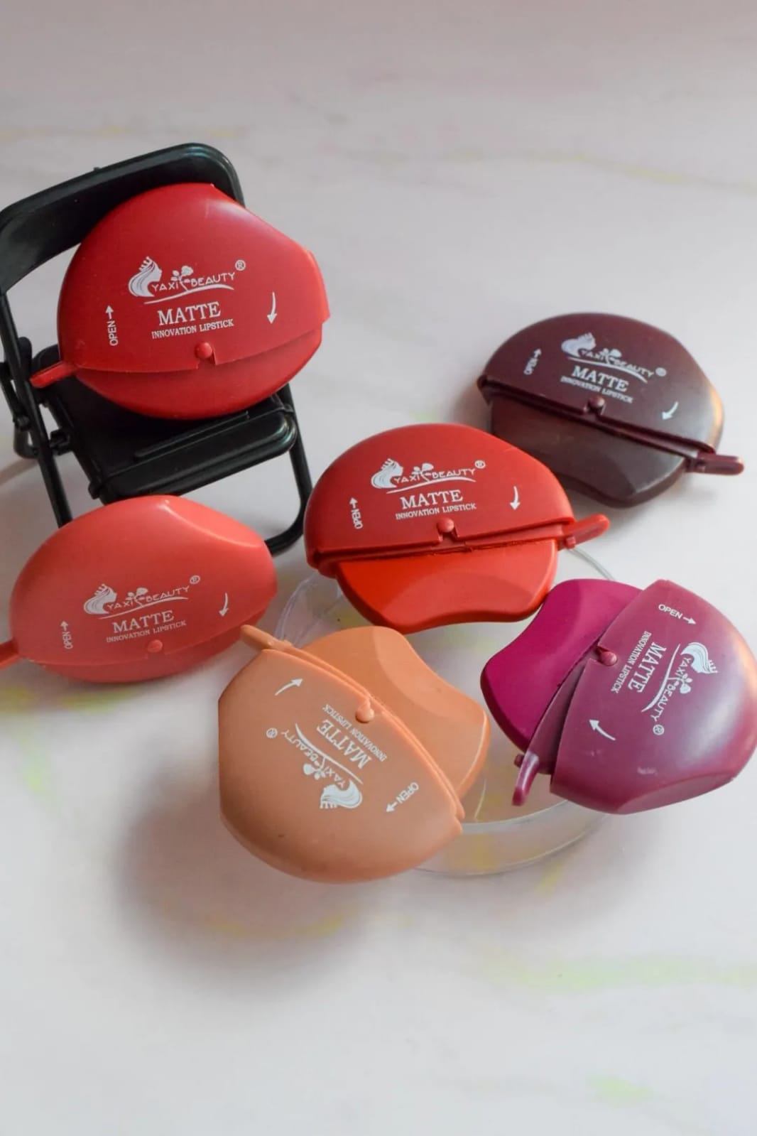 Yaxi Lip Design Solid Lipstick | Lead-Free, Easy Application &amp; Long-Lasting Finish