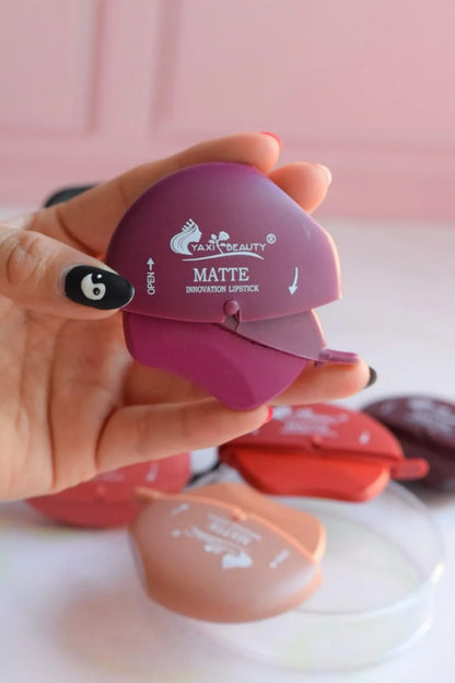 Yaxi Lip Design Solid Lipstick | Lead-Free, Easy Application &amp; Long-Lasting Finish