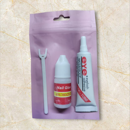 2 in 1 Eyelashes Glue &amp; Nail Glue, Eyelashes and Nails Glue