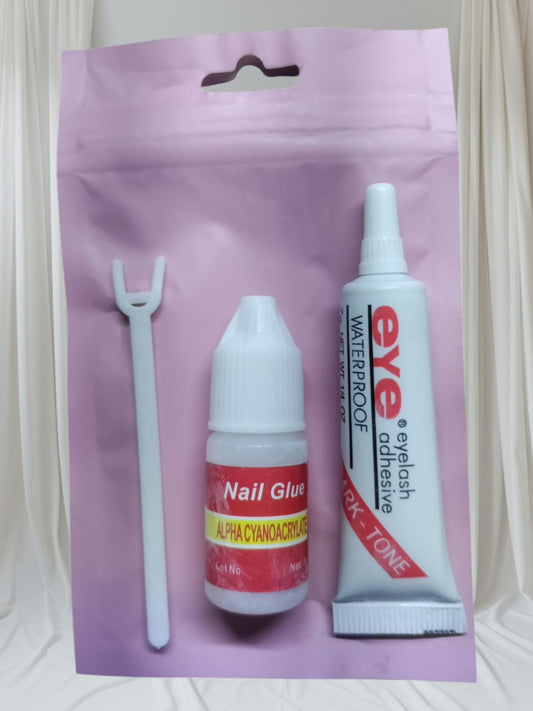 2 in 1 Eyelashes Glue &amp; Nail Glue, Eyelashes and Nails Glue