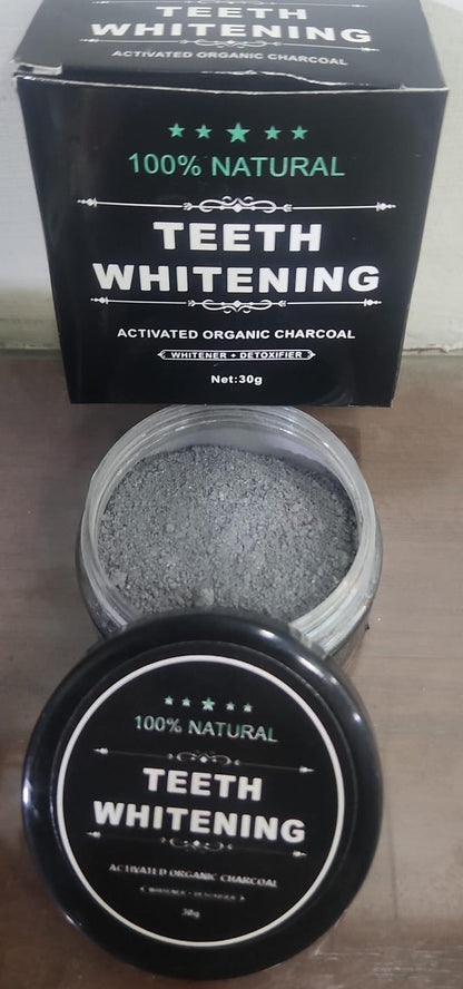 Teeth Whitening Charcoal Powder (Organic) Charcoal (30G)
