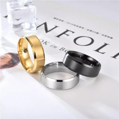 Pack Of 3 gold plated &amp; silver plated band rings For