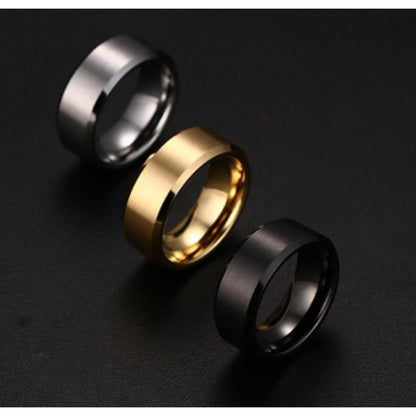 Pack Of 3 gold plated &amp; silver plated band rings For