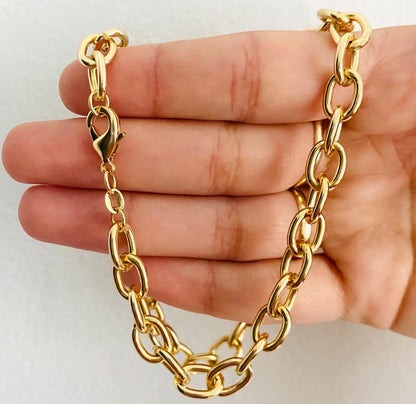 Men’s Necklace Gold Chain Urban Fashion Gold Plated Chain