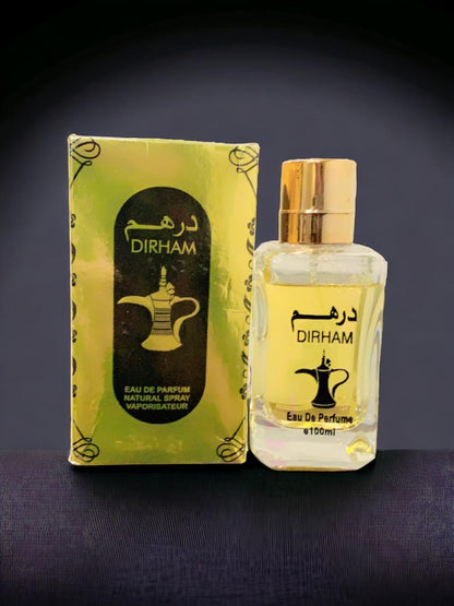 Dirham Perfume for Men 100ml Eau De Parfum with Fresh, Woody