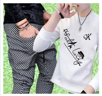 Men's Printed Tracksuit T-Shirt &amp; Trouser Set Summer Collection | Stitched