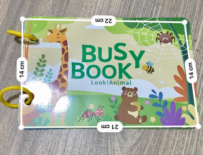 Montessori Baby Busy book My First Quiet Book Paste Early Learning Education