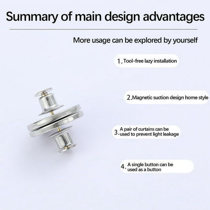 Curtain Pins, Curtain Tiebacks, Magnetic, Gap Resistant, Lace | Curtains, Curtain Accessories,