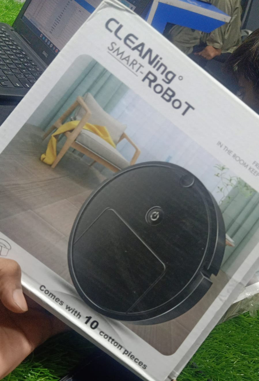 Portable Wireless Smart Mini Sweeping Robot Mopping 3 In1 Rechargeable Cleaning Machine