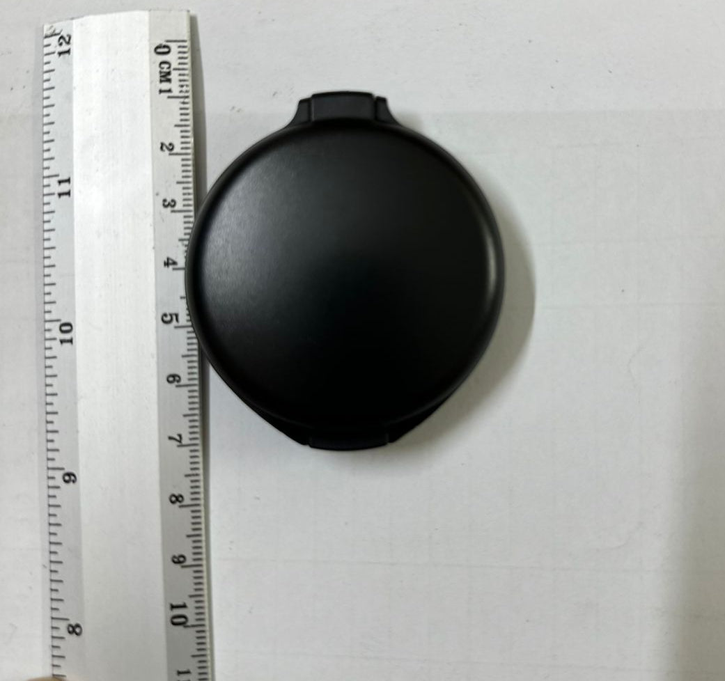 Black Stamp Pad Waterproof Mini Fingerprint Ink Pad Portable Black Thumbprint Ink