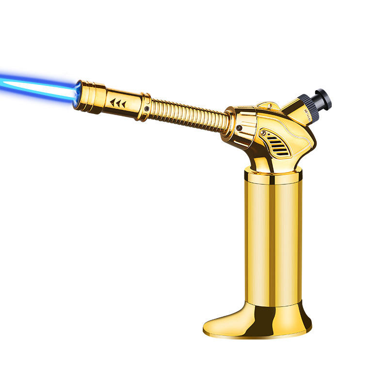 High Quality Torch Lighter for Cigar Kitchen Culinary Gas Refillable BBQ Torch