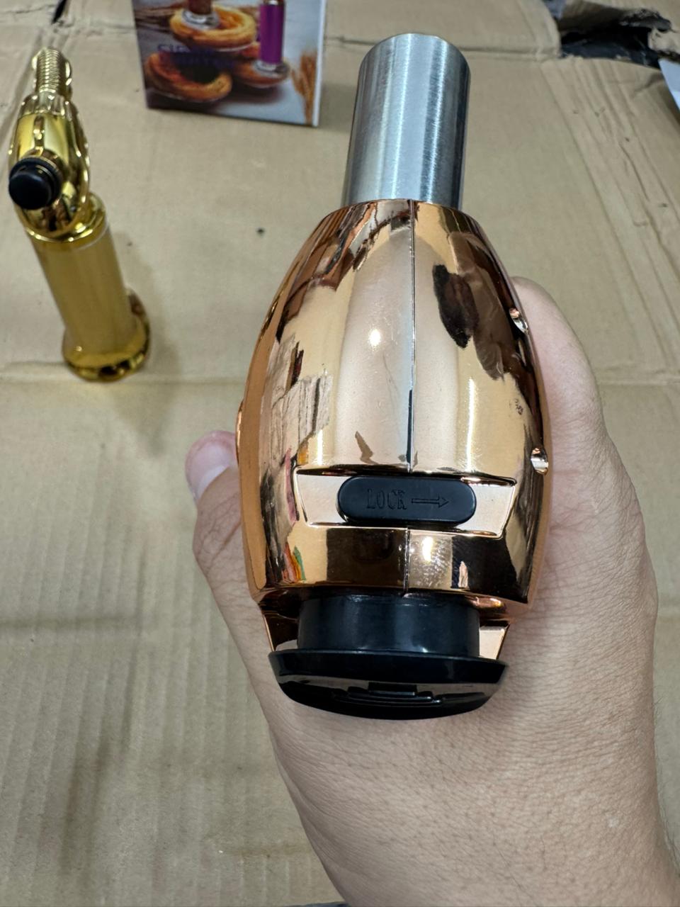 High Quality Torch Lighter for Cigar Kitchen Culinary Gas Refillable BBQ Torch