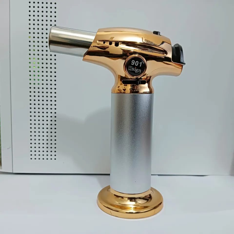 High Quality Torch Lighter for Cigar Kitchen Culinary Gas Refillable BBQ Torch