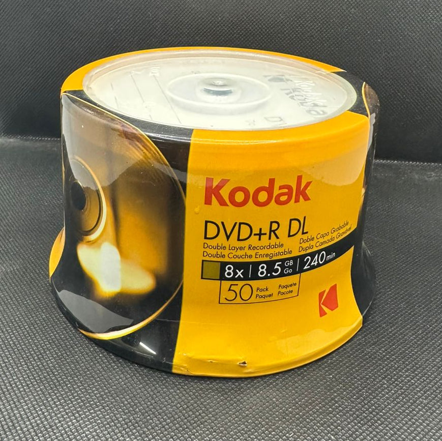 Kodak, DVD+R DL Blank Discs, Pack of 50-DiscsKodak, DVD+R DL Blank Discs
