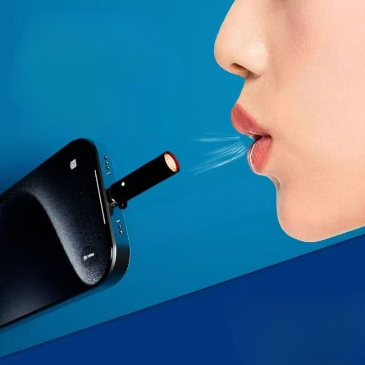 Windproof Mobile Phone Charging Lighter Outdoor USB Cigarette Lighter for Smartphones