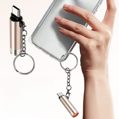 Windproof Mobile Phone Charging Lighter Outdoor USB Cigarette Lighter for Smartphones