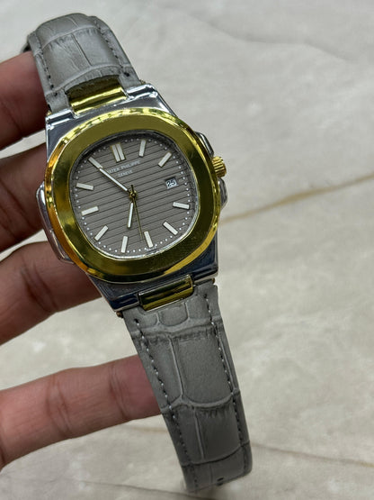 Patek Philippe Nautilus 8044 Grey Gold Tone | 3ATM Water Resistant