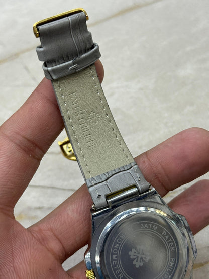 Patek Philippe Nautilus 8044 Grey Gold Tone | 3ATM Water Resistant