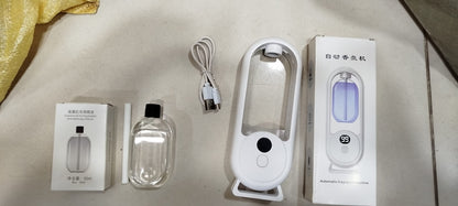 Rechargeable 5-Mode Aromatic Diffuser Timed Essential Oil Air Freshener for Bedroom,