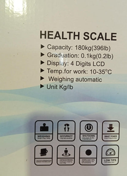 180kg Digital Body Weight Scale Precision Electronic Weighing Machine Random Color