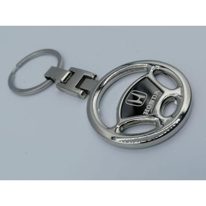 Honda Metal Steering Key-chain | Luxury Keyring for Car &amp; Bike |