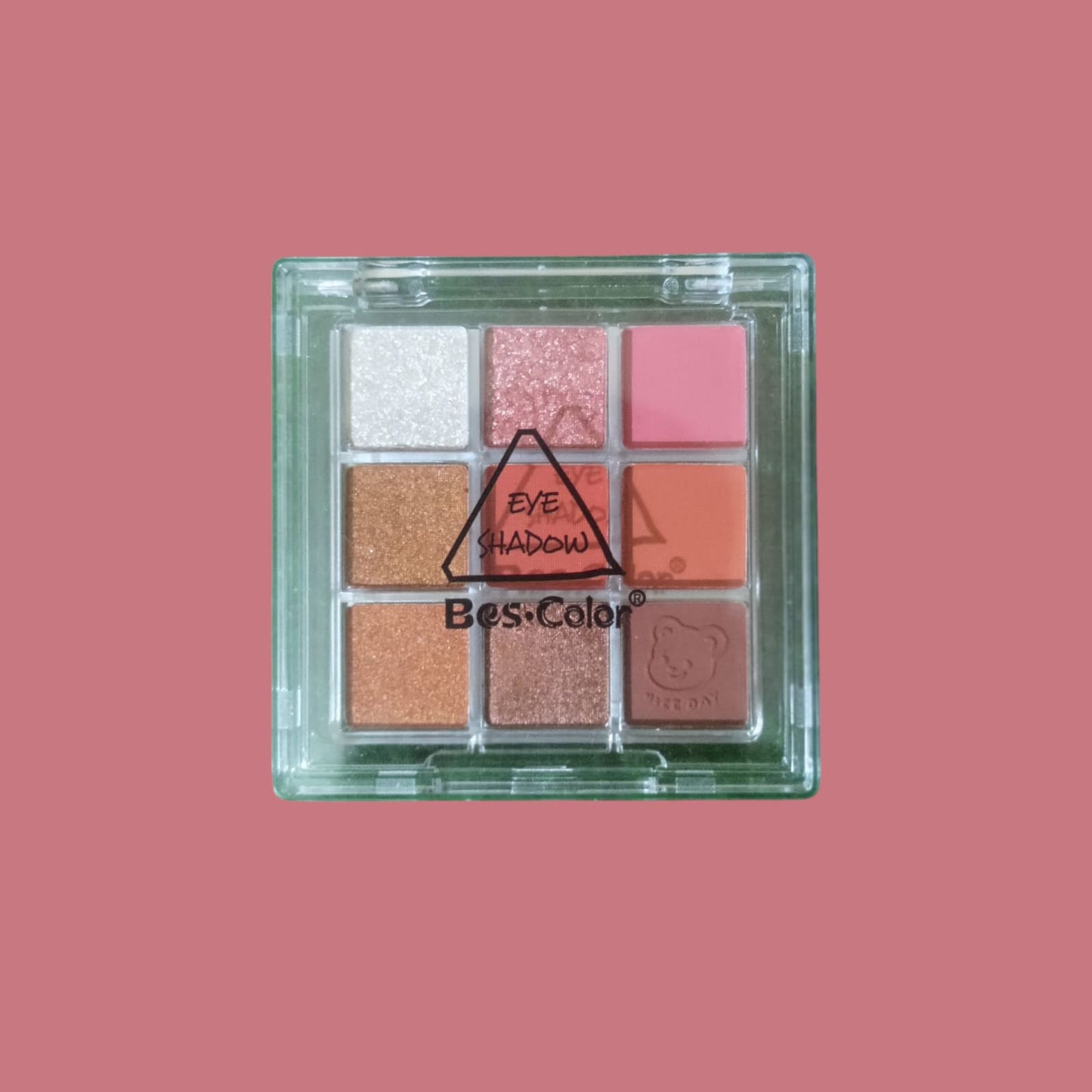 9 Colors Eyeshadow Palette Multicolor Matte &amp; Glitter | Cream-Based