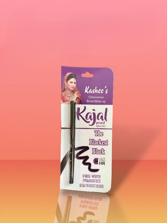Pack Of 01 - Kashee's Black Kajal Pencil - Kajal Pencil For