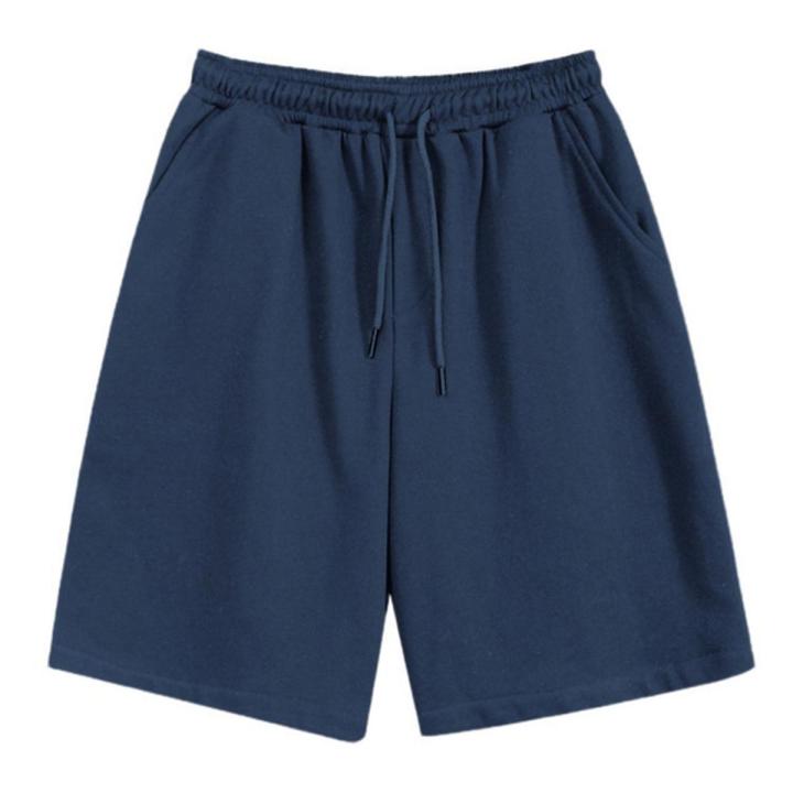 Men’s Navy Blue Jersey Shorts Comfortable Casual Wear
