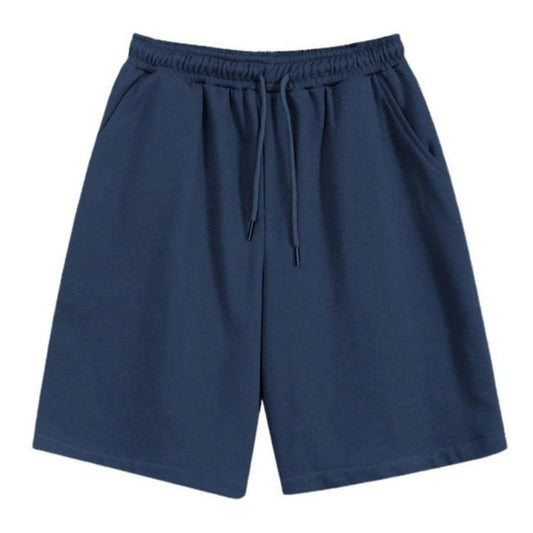 Men’s Navy Blue Jersey Shorts Comfortable Casual Wear