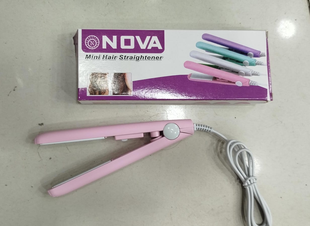 Mini Portable Hair Straightner / Air Smooth, Silky, Frizz-free And Healthy. (with