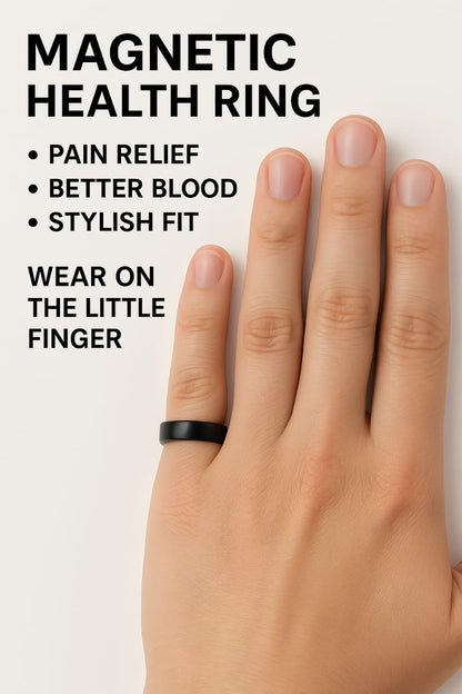 01 PCs Magnetic Health Ring Pain Relief &amp; Blood Flow Booster