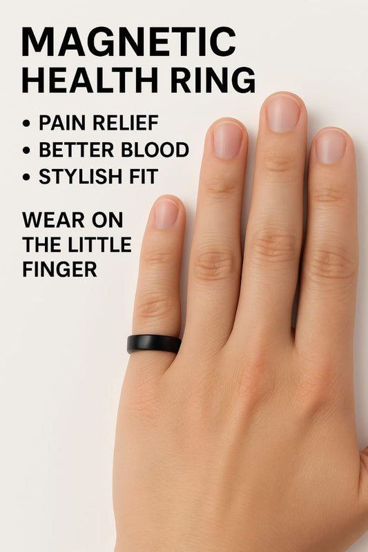 01 PCs Magnetic Health Ring Pain Relief &amp; Blood Flow Booster