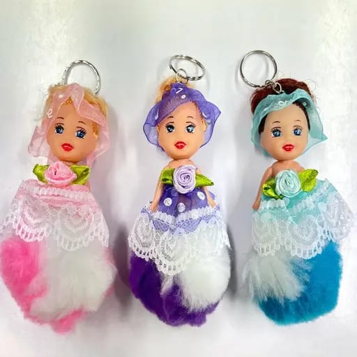 1Pcs Beautiful Baby Doll Keychain/Keyring for Girls &amp; Womr Bike, Car,