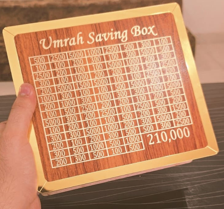 Umrah Saving Box - Box For Umrah Saving | Umrah Saving Box