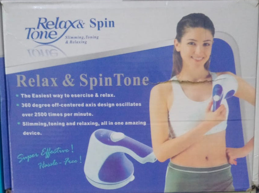 4 in 1 Relax &amp; Spin Tone Vibration Electric Massager | Electronic
