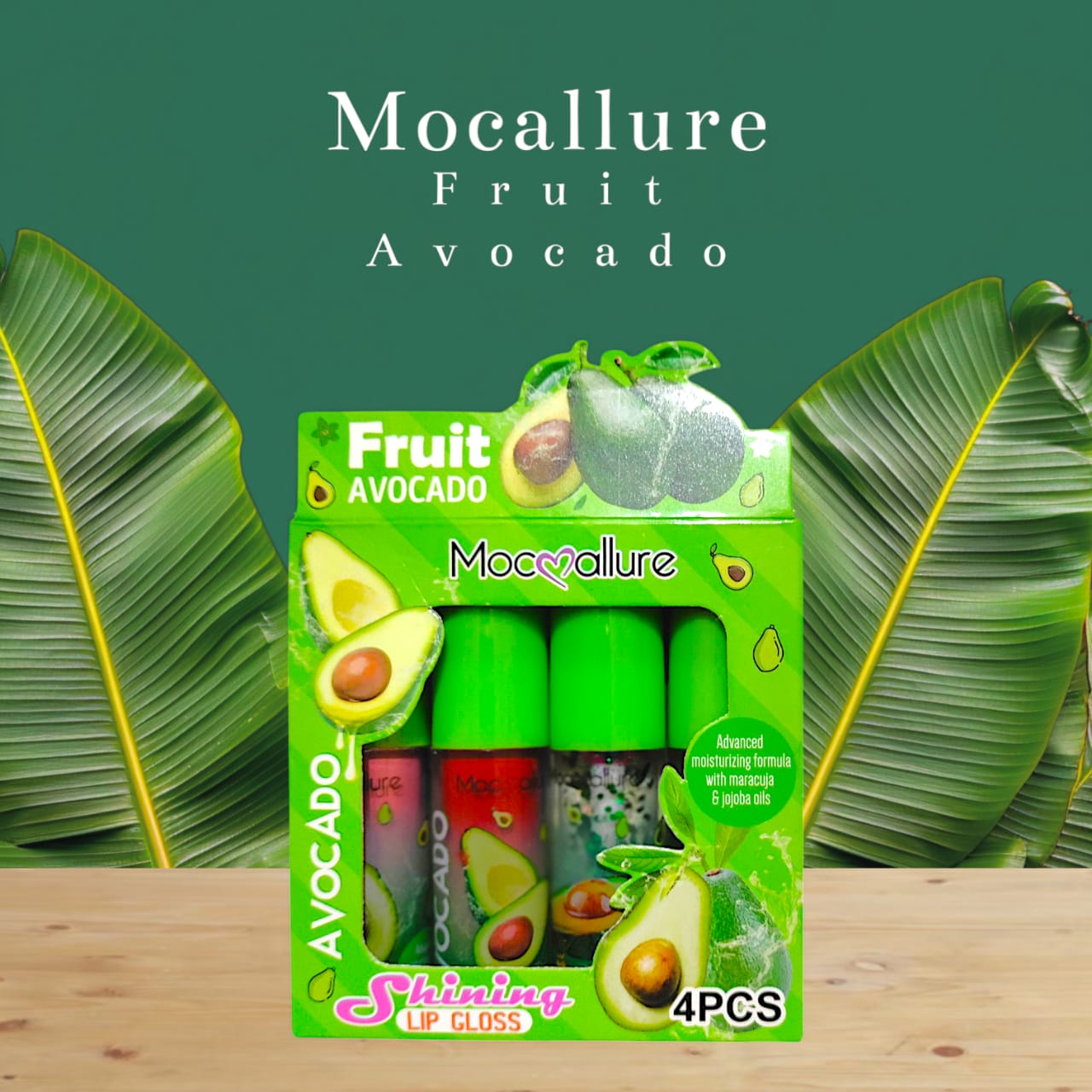 Mocallure 4 Pcs Shinning Lipgloss Set Long-Lasting, Easy to Apply,