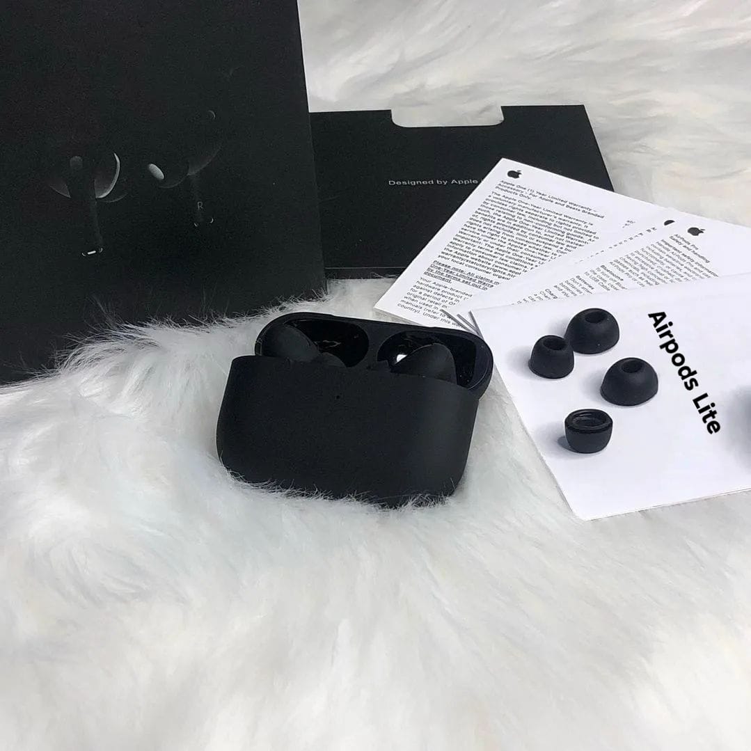Apple AirPods Black Lite Edition (2nd Generation) with Active Noise Cancellation