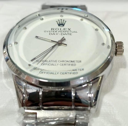 Rolex Men’s Formal Quartz Wrist Watch With Stainless Steel Chain | Best