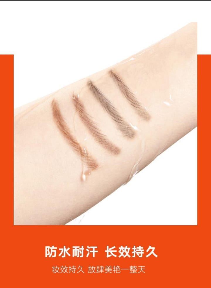 Aiqilai 3 in 1 Eyebrow Pencil | Eyebrow Pencil Gel | Anti-Smudge